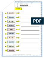 Money Worksheet5