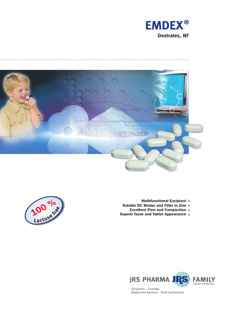 BR Emdex 1609 | PDF | Tablet (Pharmacy) | Glucose