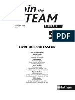 Join The Team-5eme - Livre Du Prof