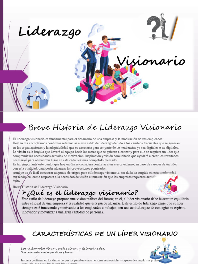 Liderazgo Visionario: Claves y Ejemplos | PDF | Liderazgo | Pensamiento