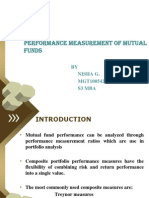 Performance Measurement of Mutual Funds: BY Nisha G. MGT1005425 S3 Mba