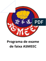 Programa de Exame de Faixa ASMEEC