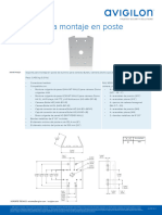 Avigilon - H4-Mt-Pole1 - Base de Montaje