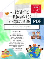 Portada Trabajo Informe Propuesta de Proyecto Acuarela Infantil