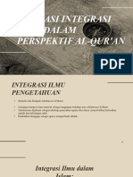 Aplikasi Integrasi Ilmu DLM Prespektif Al-Qur'an