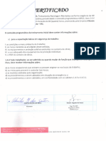 Certificado NR 18 - Treinamento Básico (Reciclagem)