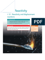 5.1 Reactivity and Displacement Reactions