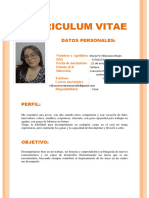 CV - María Fé Villanueva Reyes