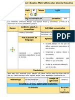 GRADO 8 A 9 AÑOS Proyecto 10 Ingles