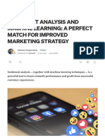 Sentiment Analysis and Machine Learning - A Perfect Match For Improved Marketing Strategy - by Aleksey Zavgorodniy - Unicsoft - Medium
