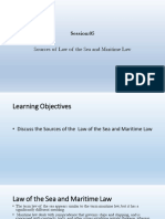 Sources of Law of The Sea and Maritime Law
