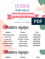 Teoría de Las Expectativas, GRUPO 5