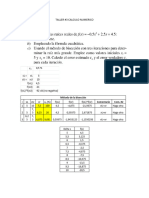 TALLER 3 Calculo Numerico