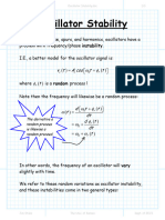 Oscillator Stability