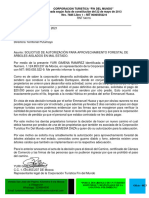 Solicitud Autorizacion Aprovechamiento de Arboles Forestal en Mal Estado