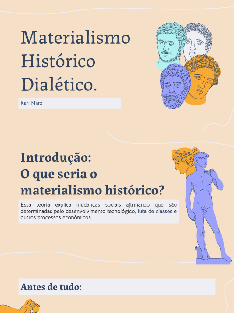 Materialismo Histórico-Dialético de Marx | PDF | Marxismo | Karl Marx