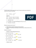 Financial Management - Time Value of Money