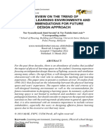 A Review On The Trend of Physical Learning Environments and Recommendations For Future Design Approach