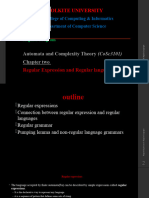 ACT CH2 Regular Expressions and Languages