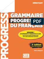 Maïa Grégoire - Grammaire Progressive Du Français - Niveau Débutant (A1) - Livre + CD + Appli-Web - 3ème Édition