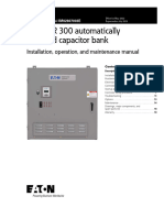 Eaton Autovar300 Automatically Switched Capacitor Installation Instructions IM026022IM