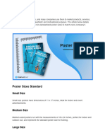 Poster Sizes PDF