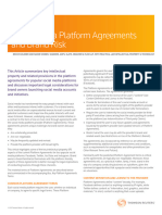 Social Media Platform Agreements and Brand Risk