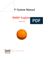 BMM System Manual