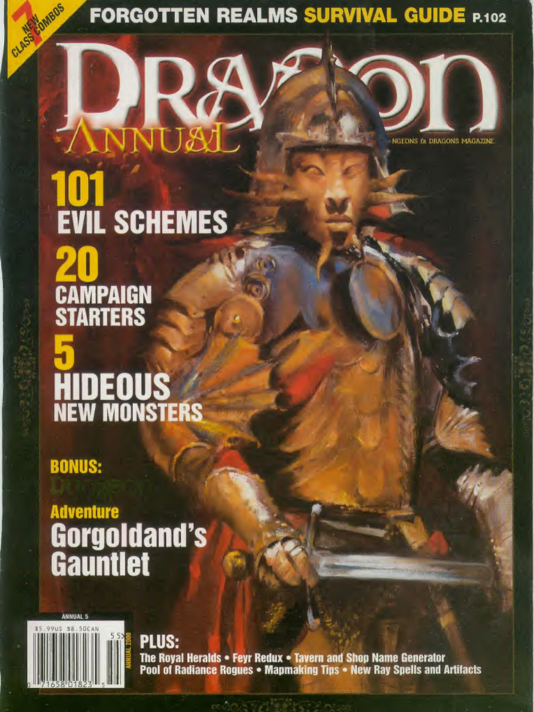 Dragon Magazine Annual 5 Overview | PDF | Elf (Dungeons & Dragons