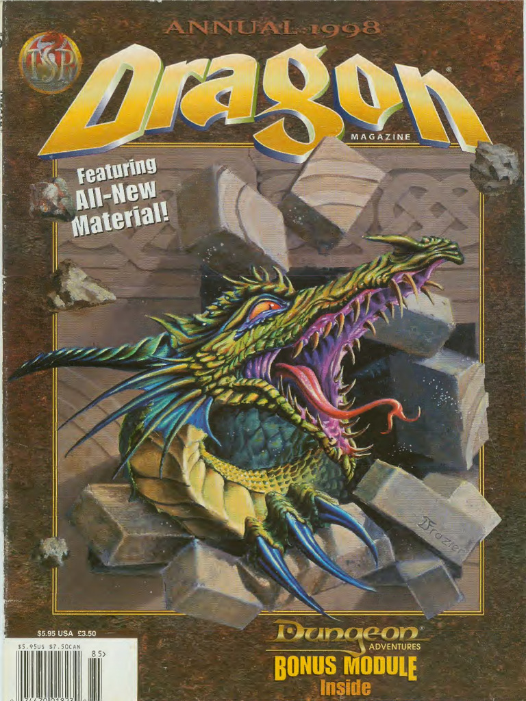 Dragon Magazine Annual 3, 1998 | PDF | Tsr, Inc. | Dragon