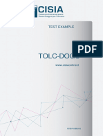 Esempio Di Prova TOLC-PSI