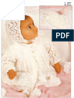 Patons 4507 Jacket Bonnet Bootees and Mitts Text