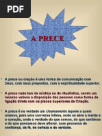 Palestra Sobre a Prece