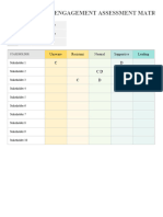 IC Stakeholder Engagement Assessment Matrix Template