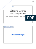 Defeating Defense Discovery Games Materials