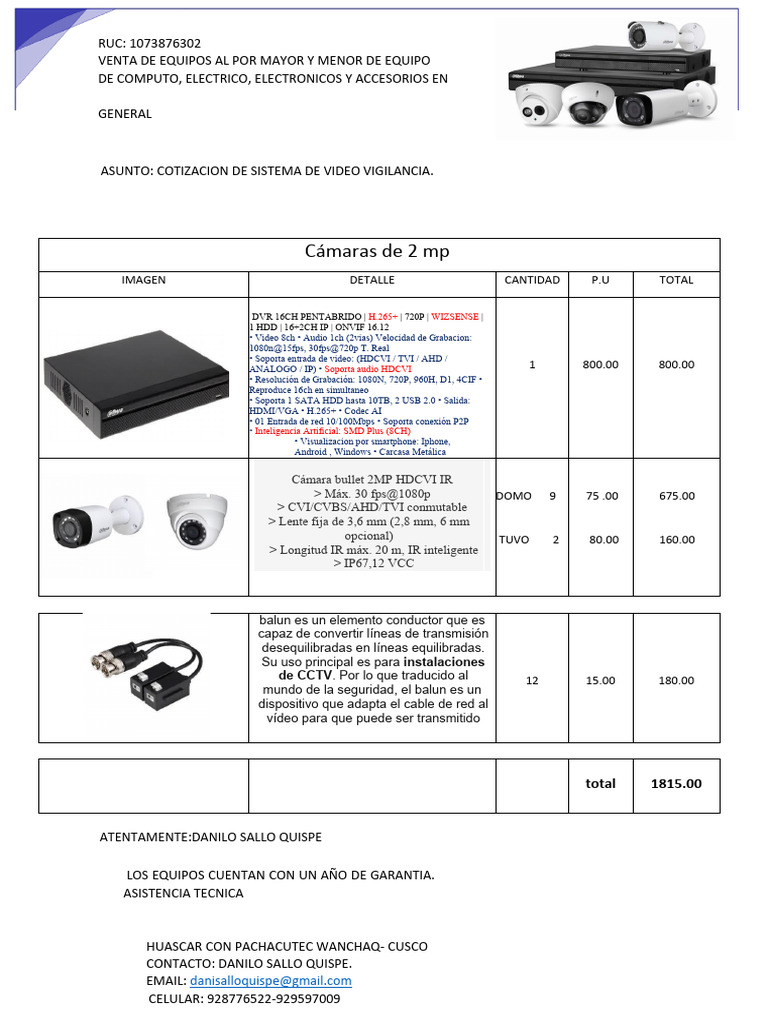 DVR de 16 Nanales DDDD | PDF | Informática | Tecnología de información ...