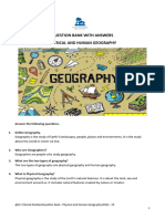 Question Bank - Physical and Human Geography