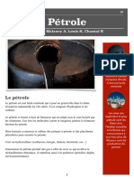 Article Du Pétrole