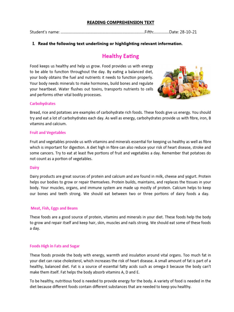 Understanding Healthy Eating Basics | PDF | Fat | Healthy Diet