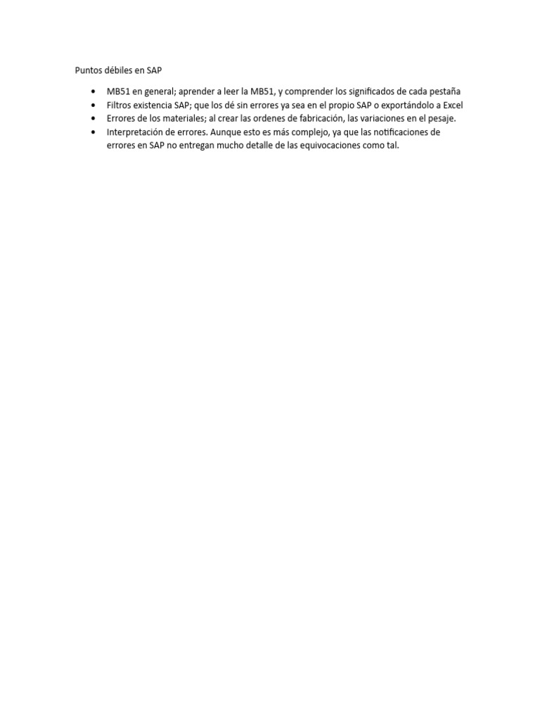 Puntos d biles en sap pdf