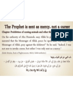 The Prophet Is Sent As Mercy, Not A Curser
