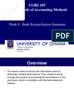 Week 8 (Bank Reconciliation Statement)