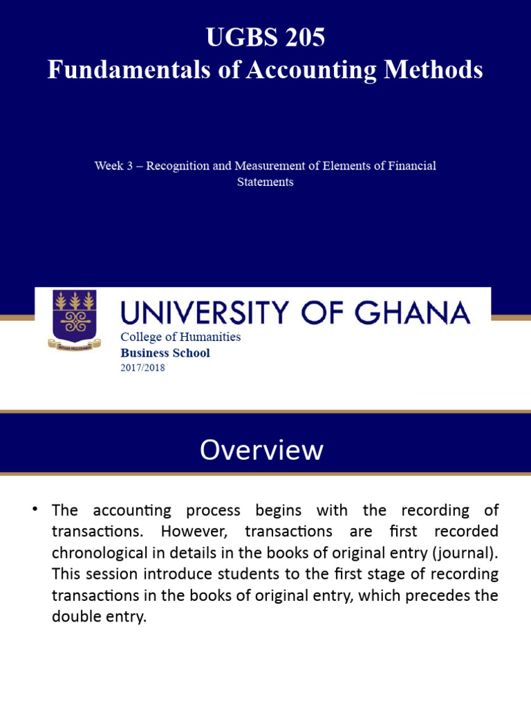 Fundamentals of Accounting Methods | PDF | Debits And Credits ...