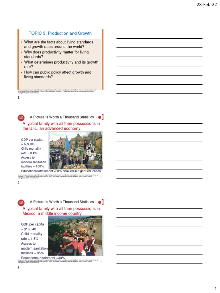 Topic-3-Production and Growth | PDF | Economic Growth | Production Function