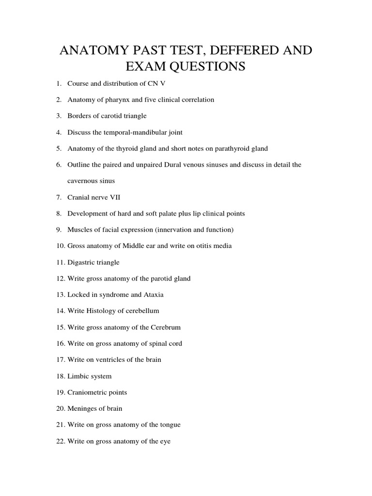 ANATOMY AND PHYSIOLOGY ESSAY QUESTIONS PDF visual data 6