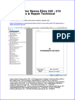 Claas Tractor Nexos Elios 240 210 Diagnostics Repair Technical Manual