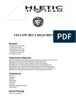 Yellow Belt Requirements