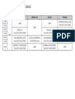 Horario