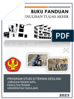 Panduan TA Teknik Geologi UNTAD - Draftimam