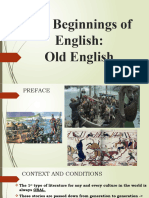 The Beginnings of English - Old English